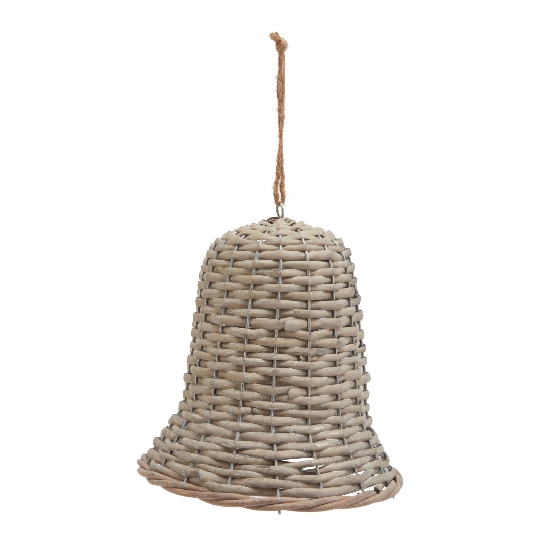 Noel Collection Extra Large Wicker Bell Decoration