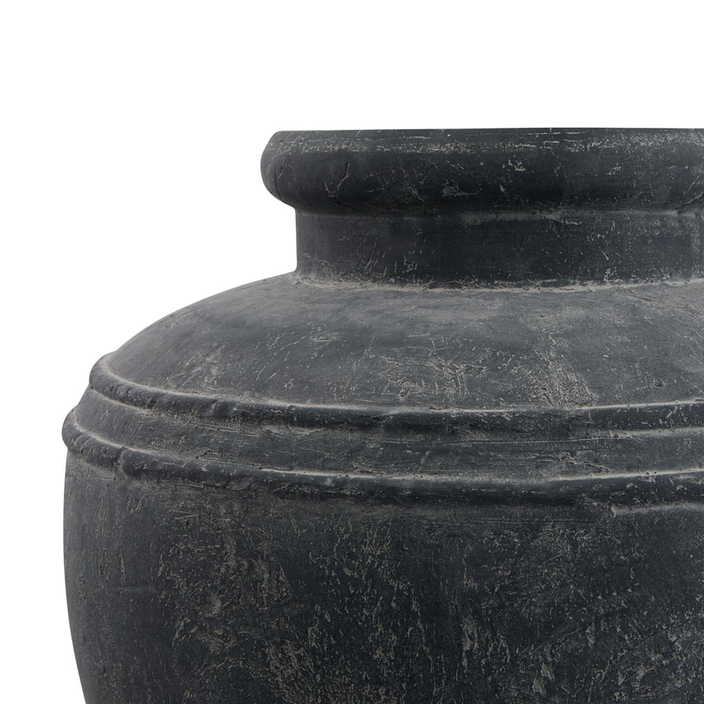 Amalfi Large Grey Water Pot - Grey