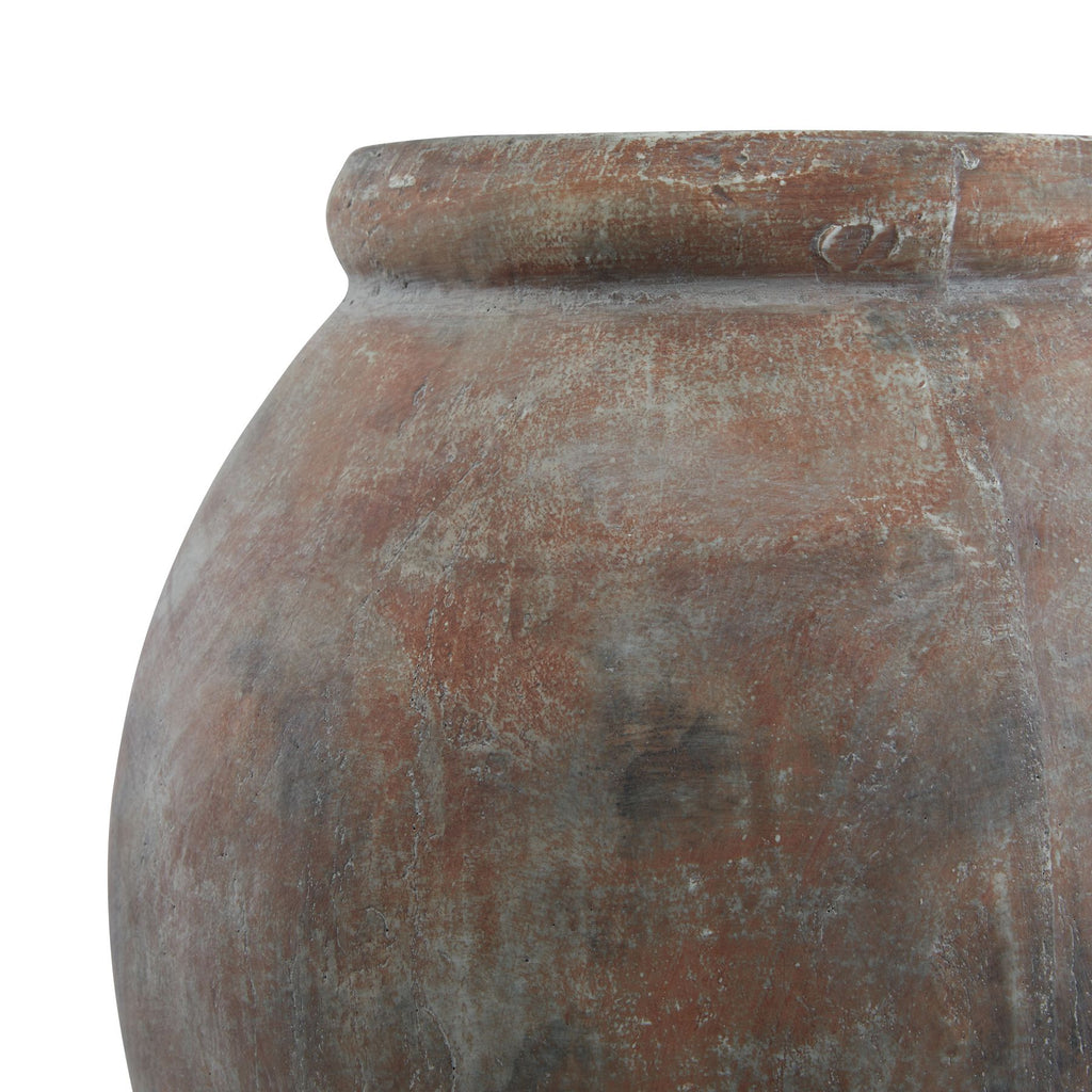 Siena Brown Jar Shaped Planter - Brown