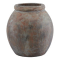 Siena Brown Jar Shaped Planter - Brown