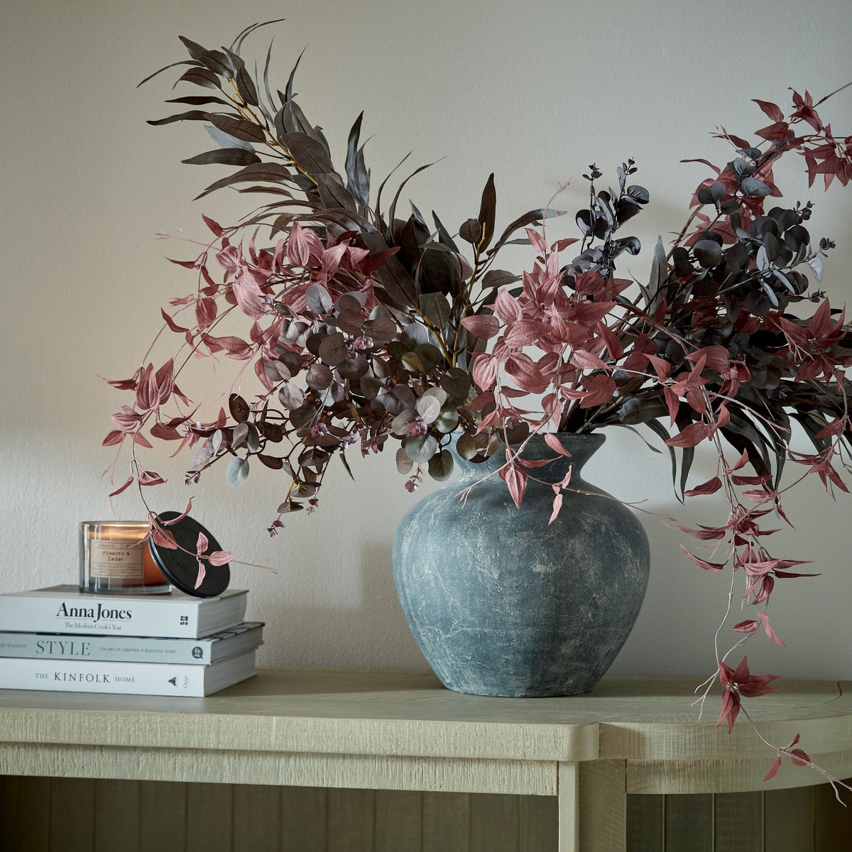 Amalfi Grey Vase - Grey