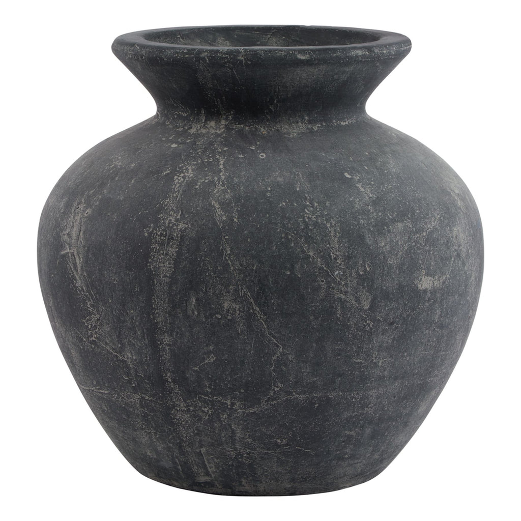 Amalfi Grey Vase - Grey
