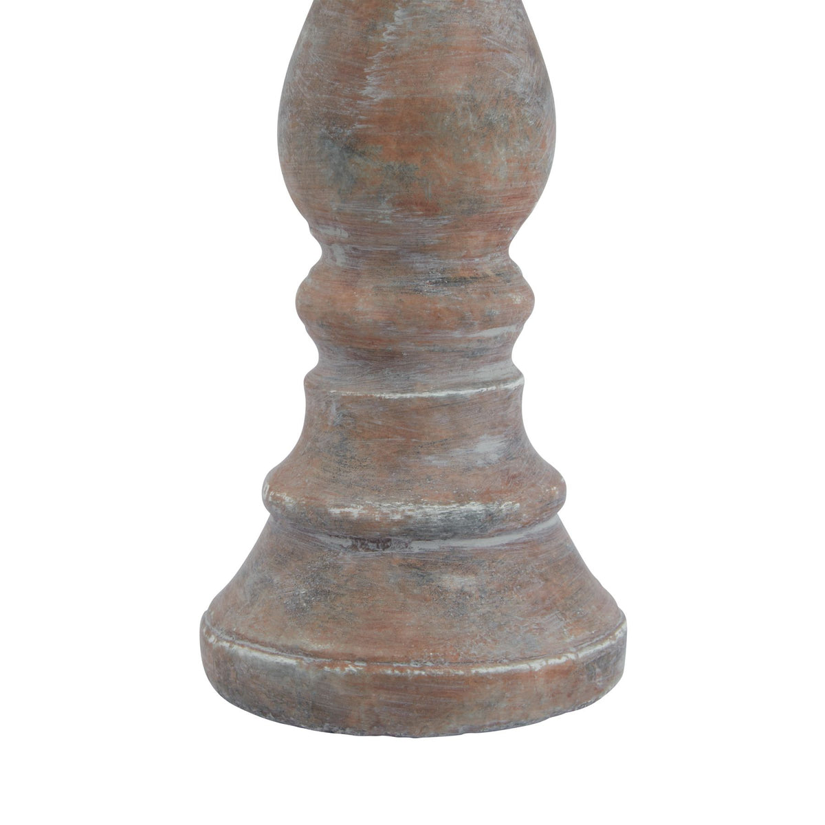 Siena Brown Column Candle Holder - Brown