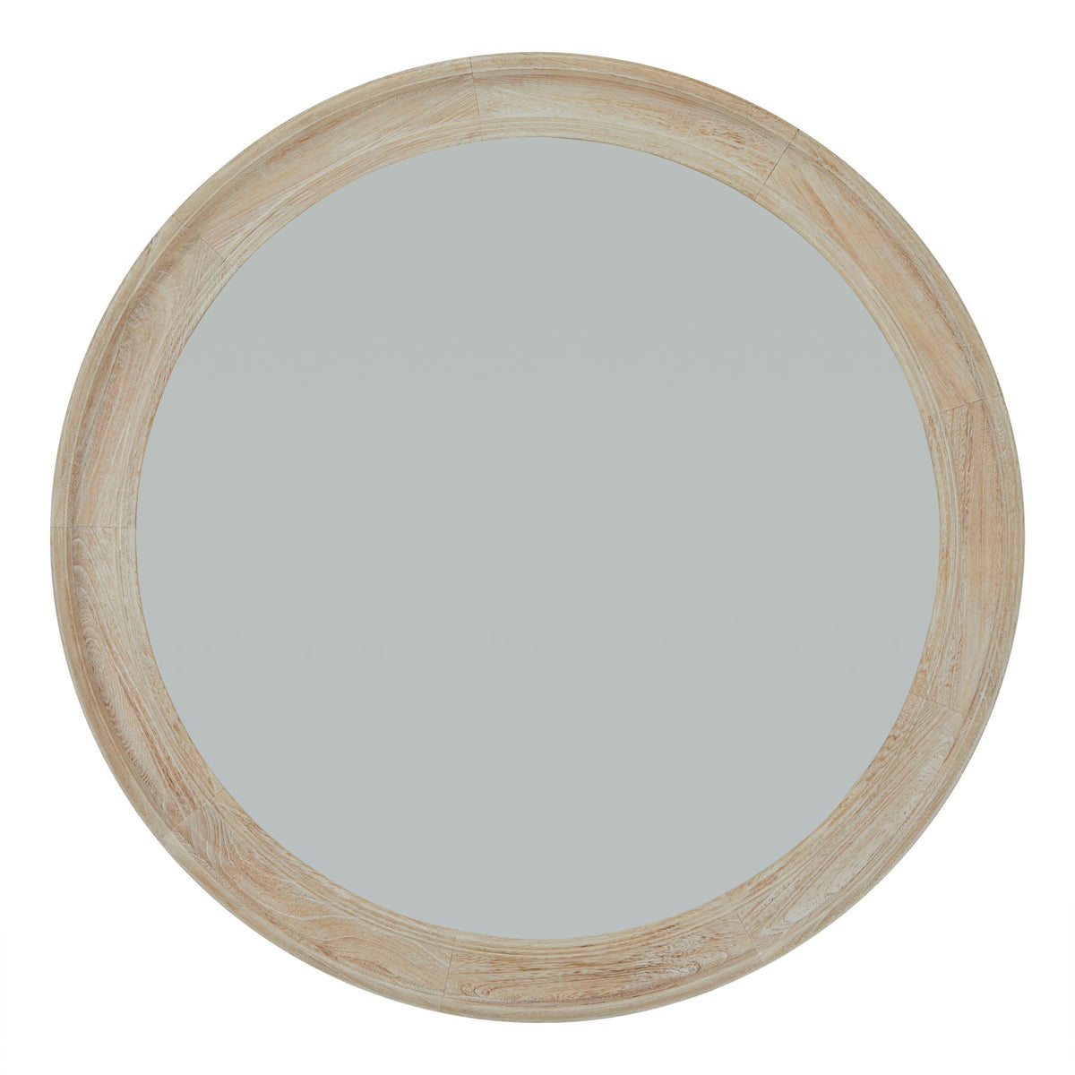 Washed Wood Large Framed Mirror