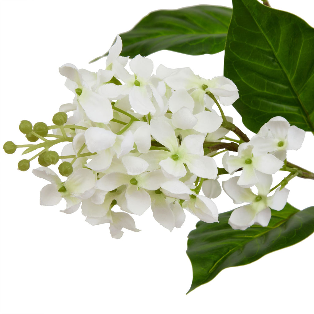 Natural Garden Collection White Lilac Stem - White