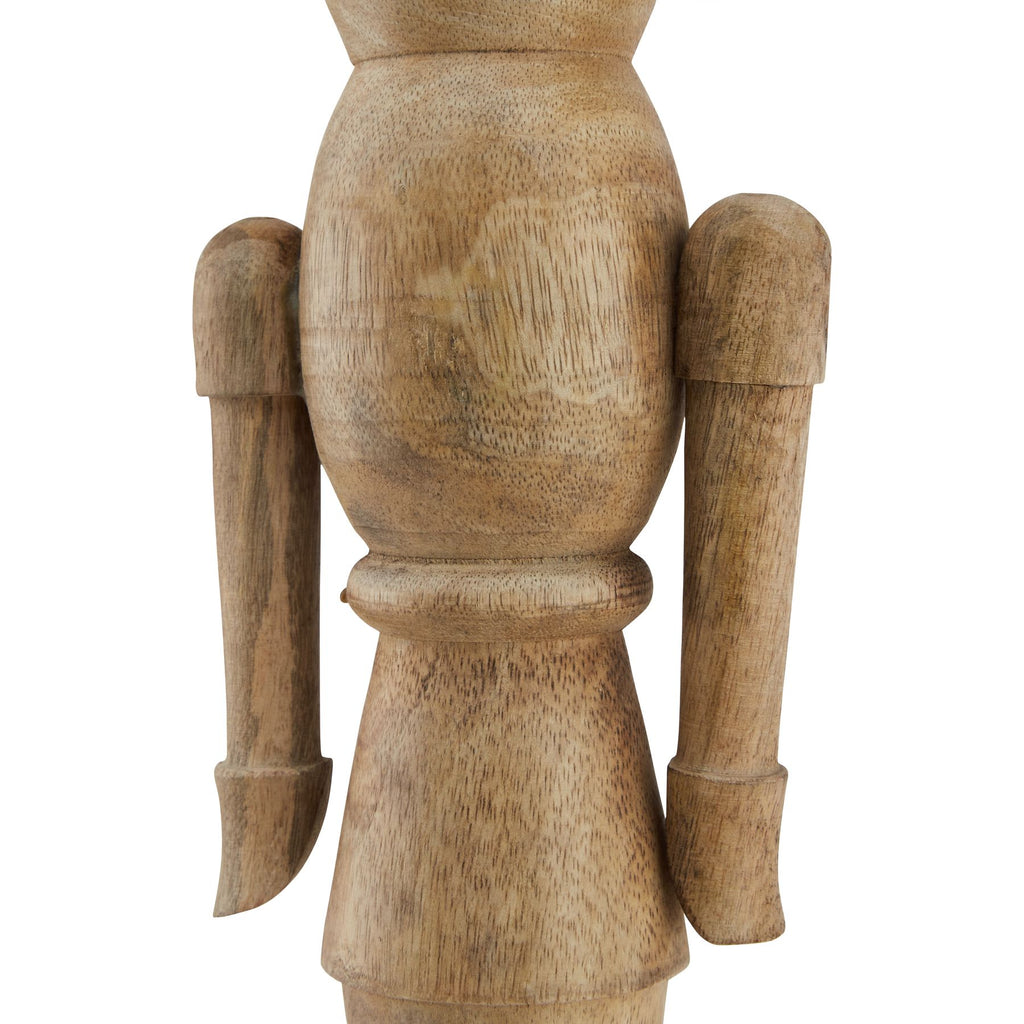 Natural Nutcracker Decoration - Brown
