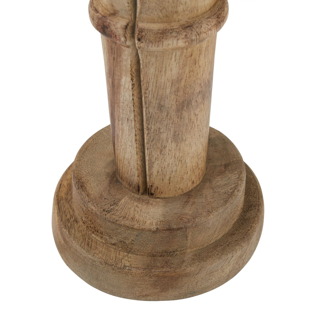 Natural Large Nutcracker Decoration - Brown