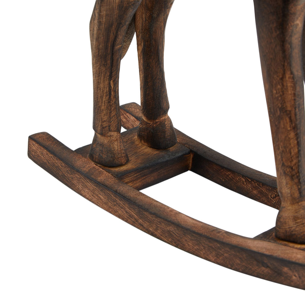 Natural Rustic Rocking Horse