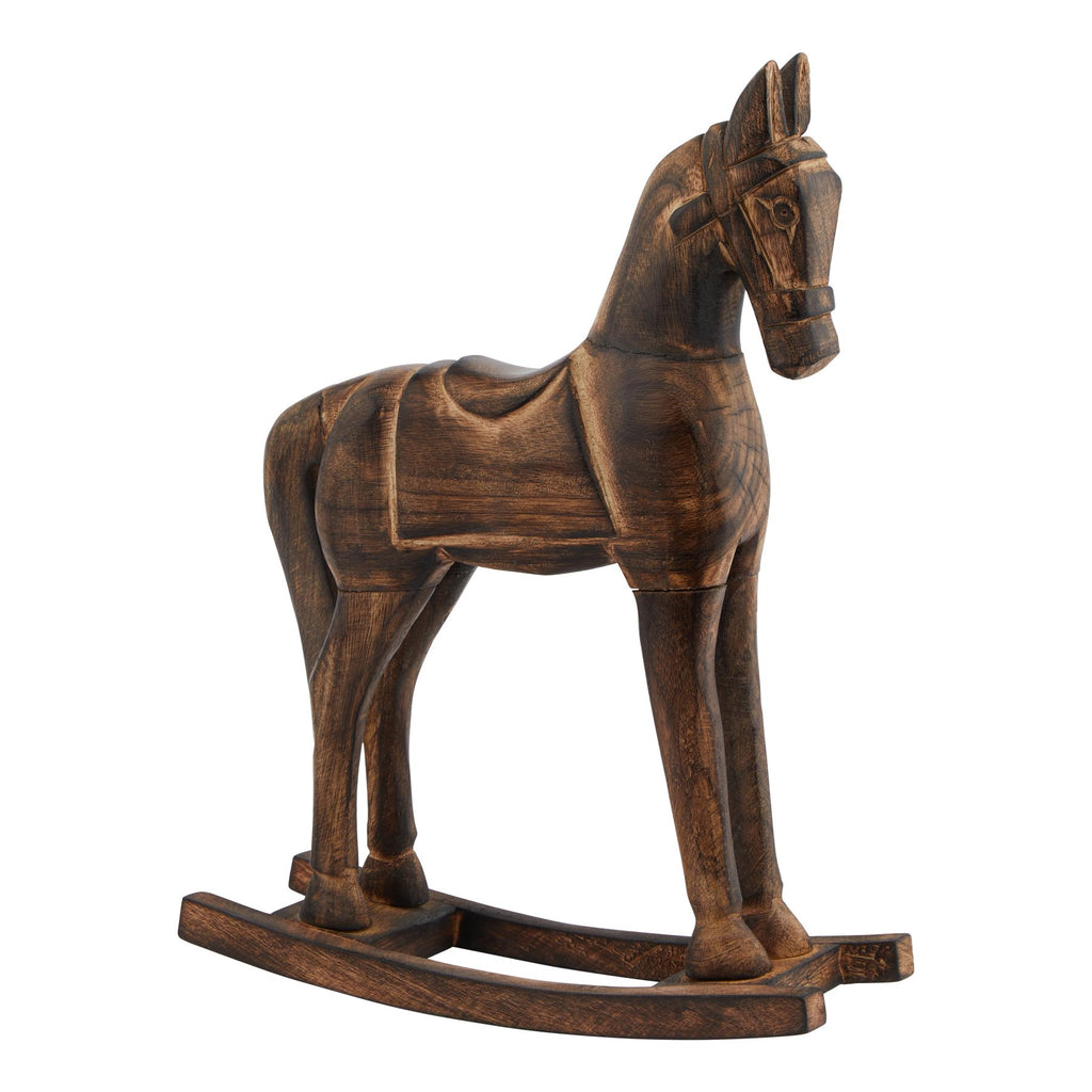 Natural Rustic Rocking Horse