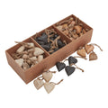 Pack of 90 Wooden Heart Hanging Decorations