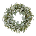 Winter Wreath with Lambs Ear and Wax Flower