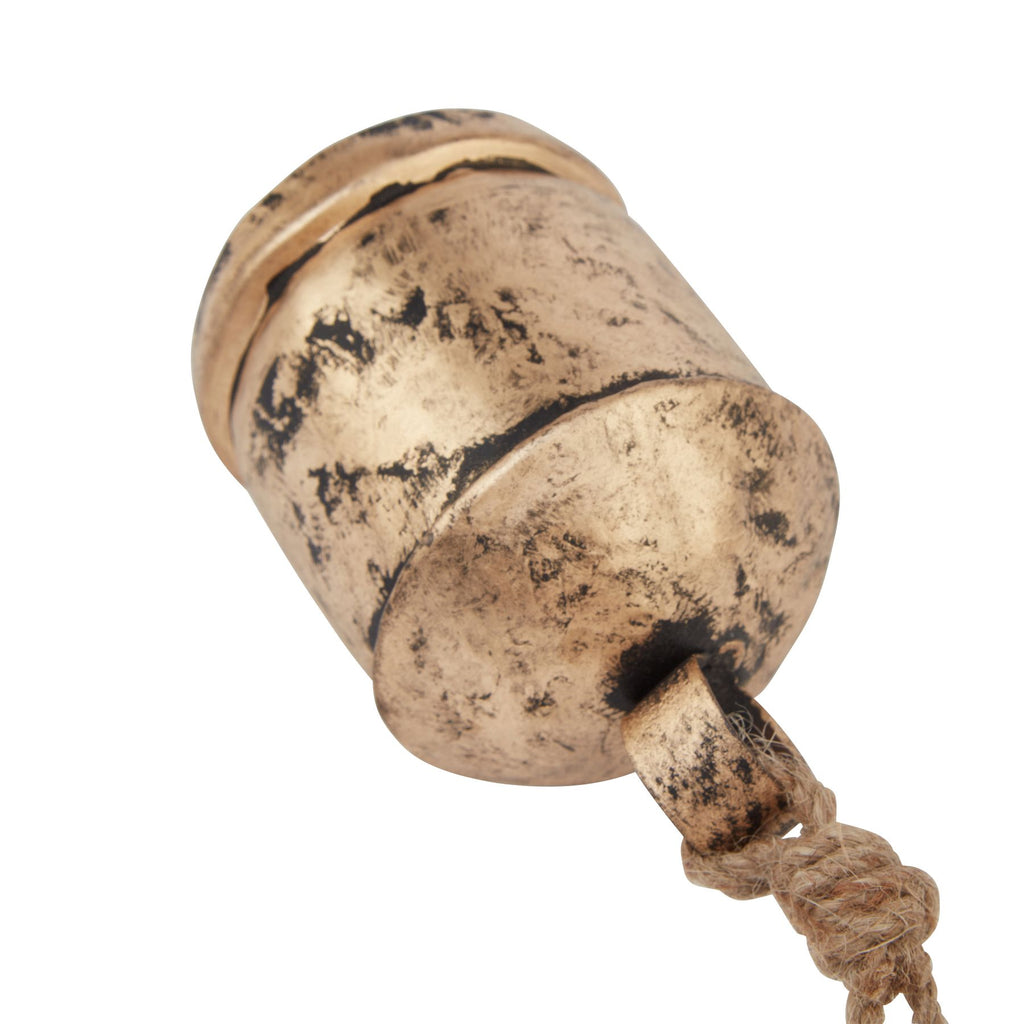 Antique Gold Bell Bauble - Gold