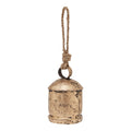 Antique Gold Bell Bauble - Gold