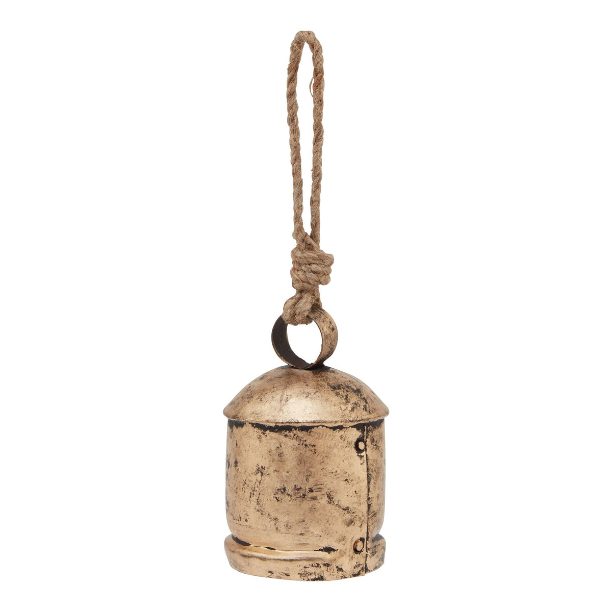 Antique Gold Bell Bauble - Gold