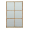 Washed Wood Xl Window Mirror
