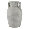 Athena Stone Large Amphora Pot - White