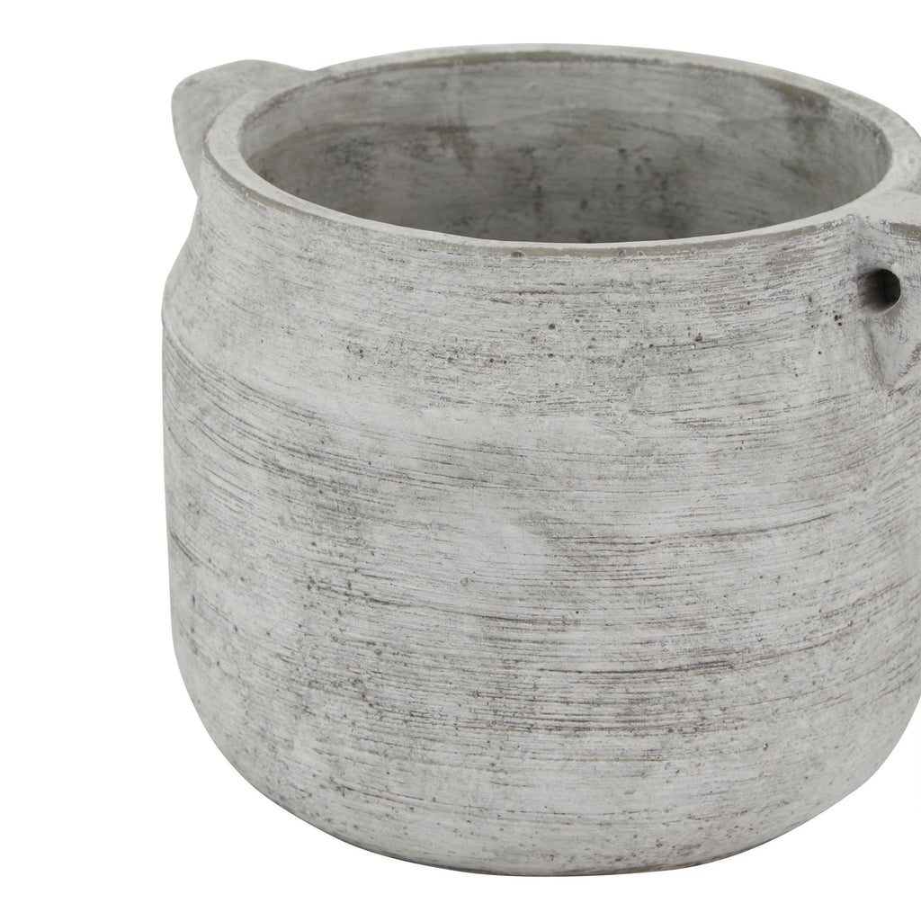 Athena Stone Hydria Pot - White