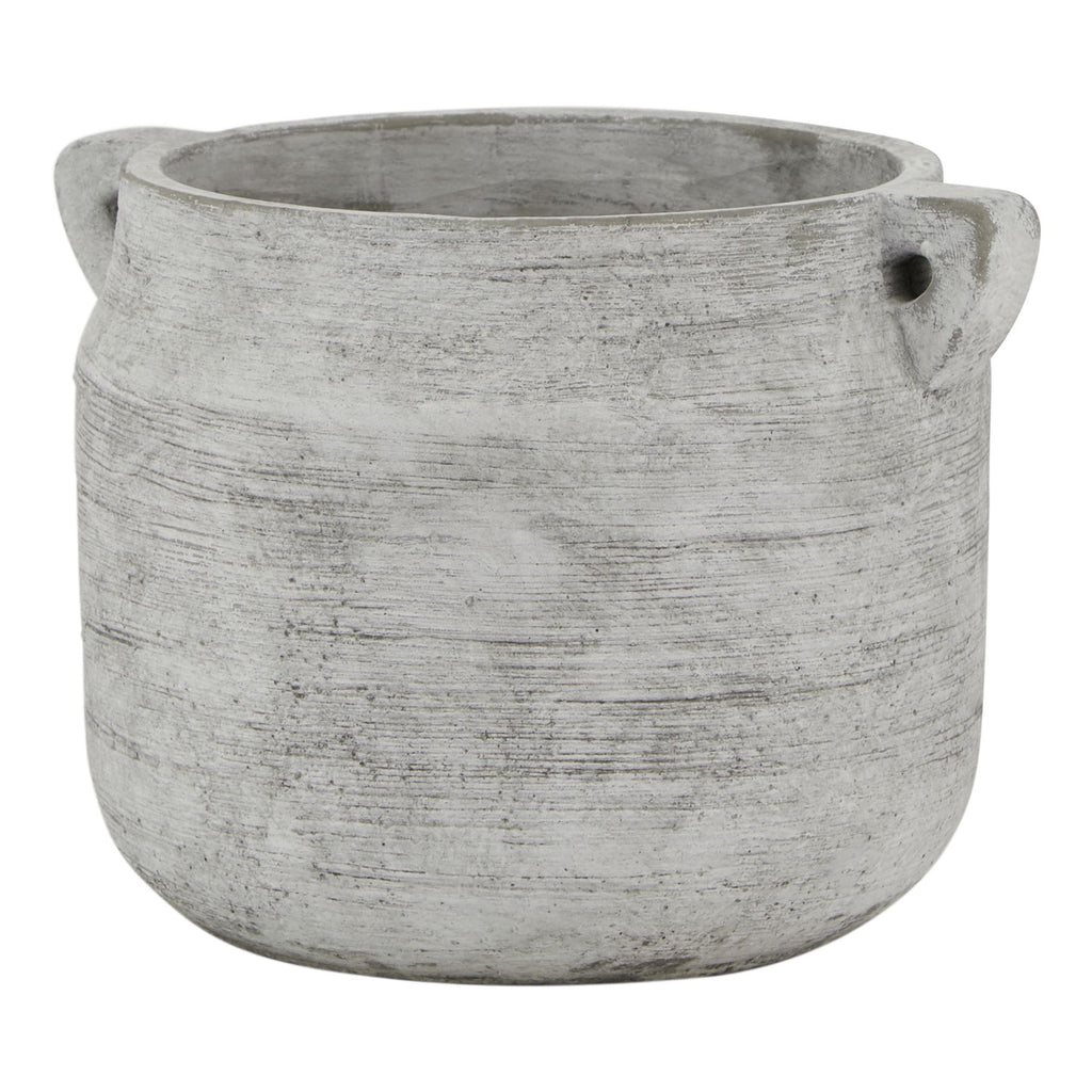 Athena Stone Hydria Pot - White
