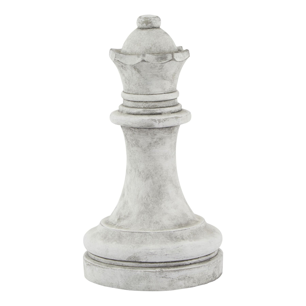 Athena Stone Queen Chess Piece - White