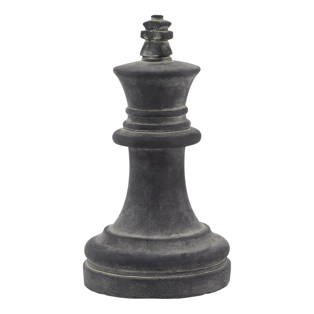 Amalfi Grey King Chess Piece - Grey