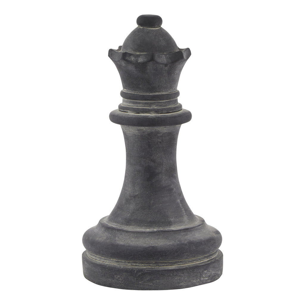 Amalfi Grey Queen Chess Piece - Grey