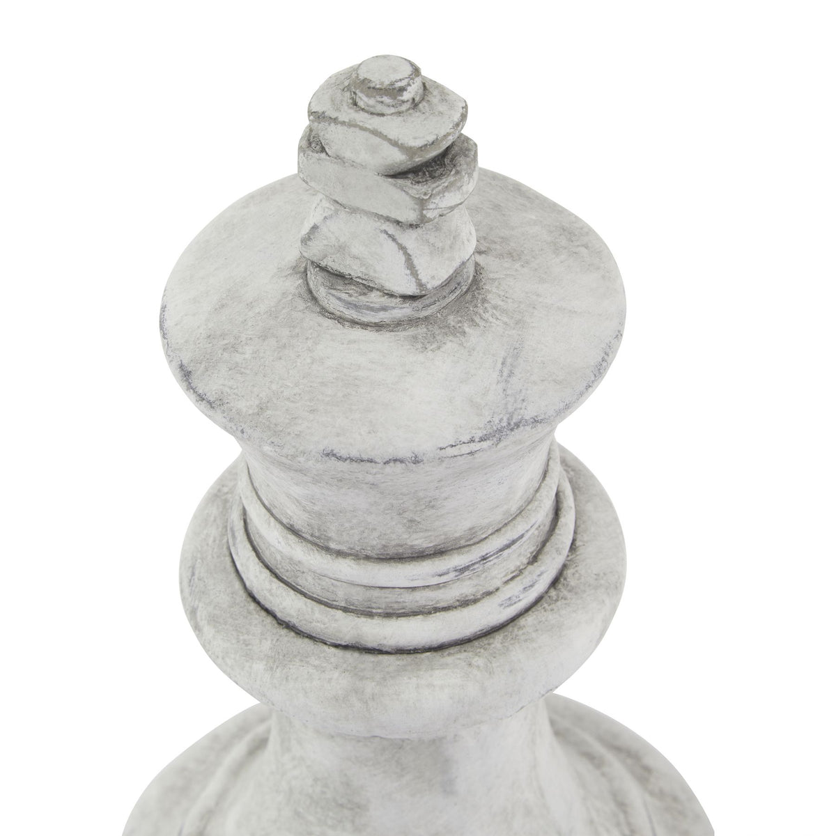 Athena Stone King Chess Piece - White