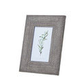 Woven Photo Frame 4X6 - Grey