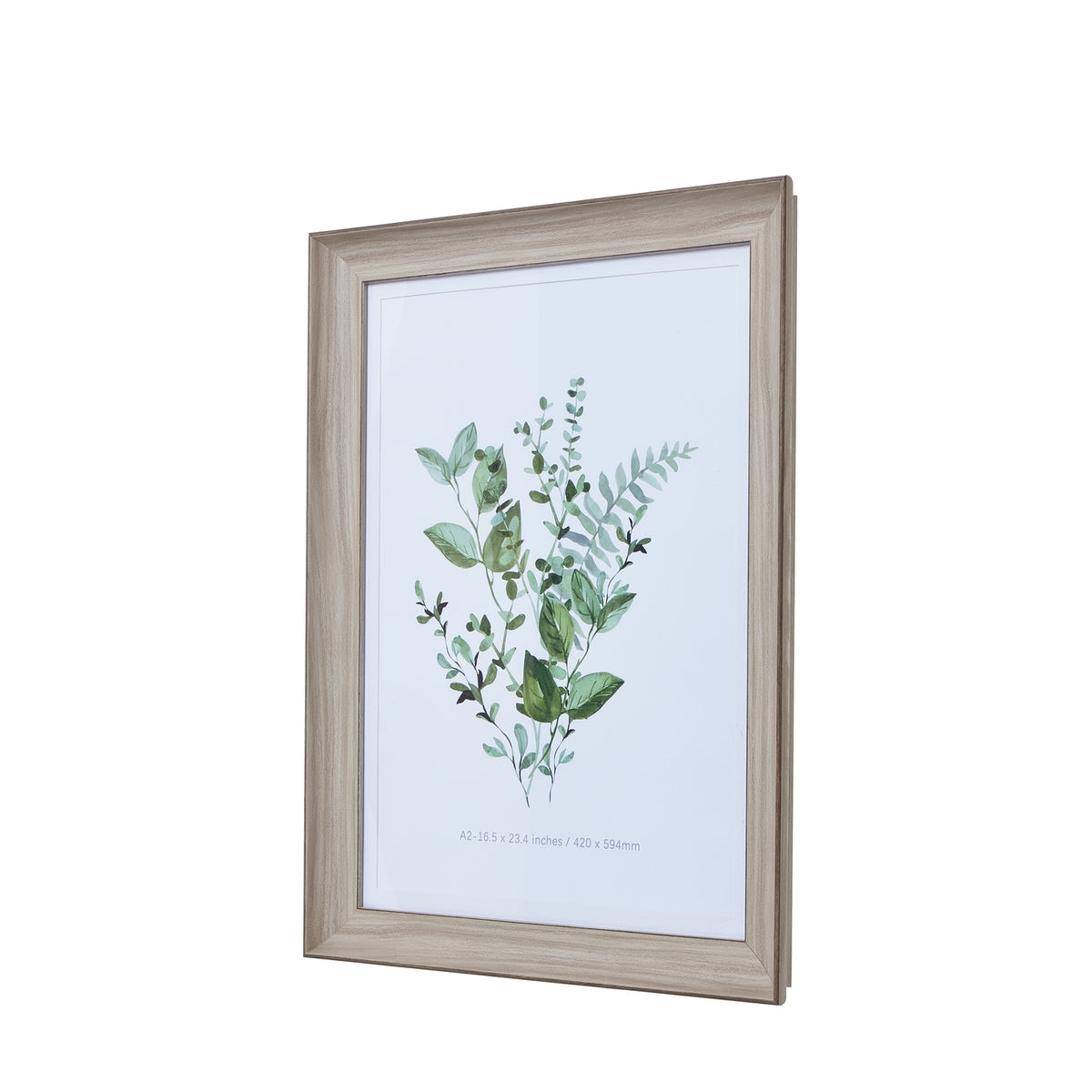 White Washed A2 Picture Frame - White