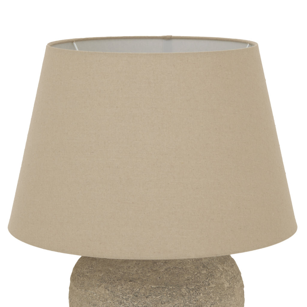 Tall Tuscan Grey Lamp - Grey