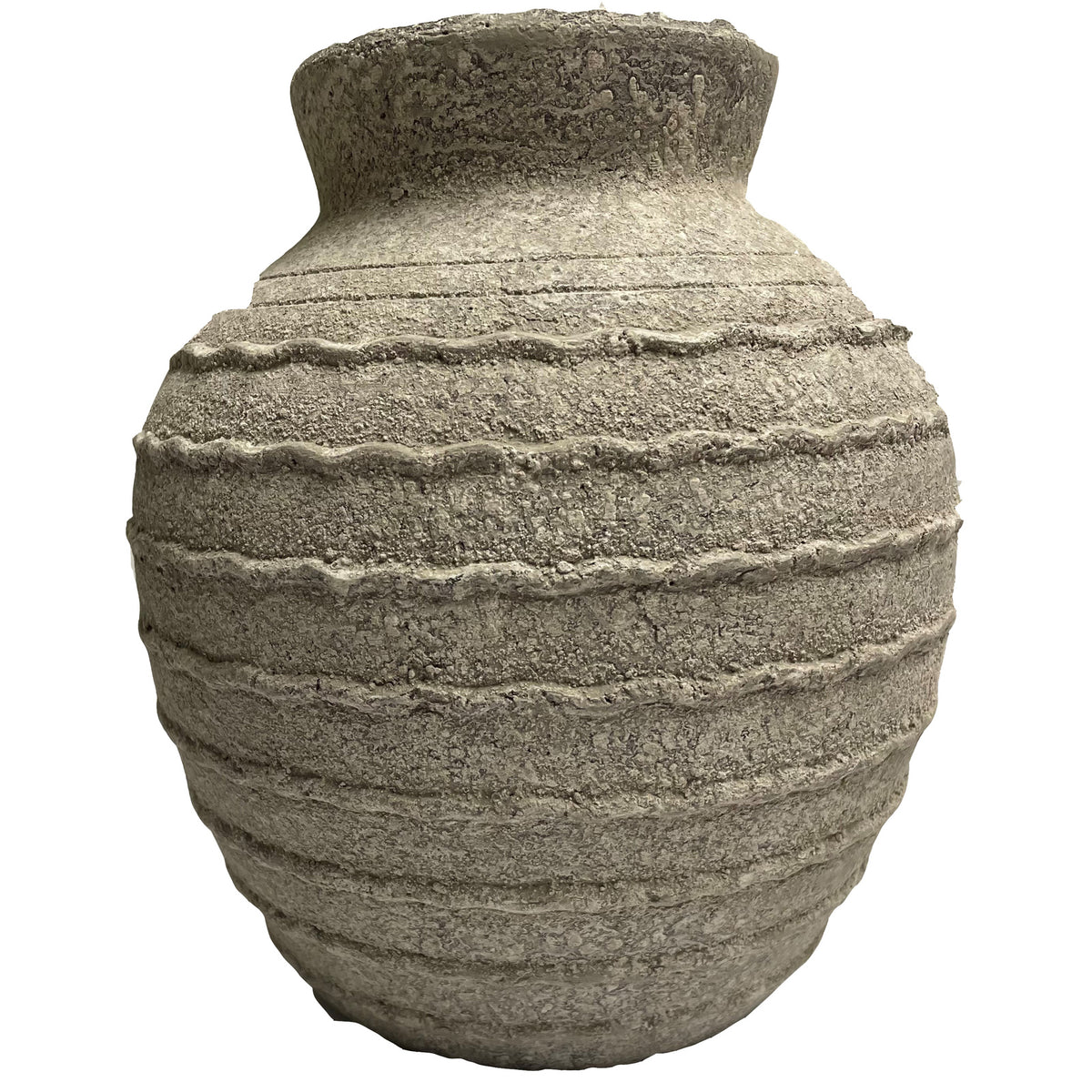 Large Tuscan Grey Vase - Grey