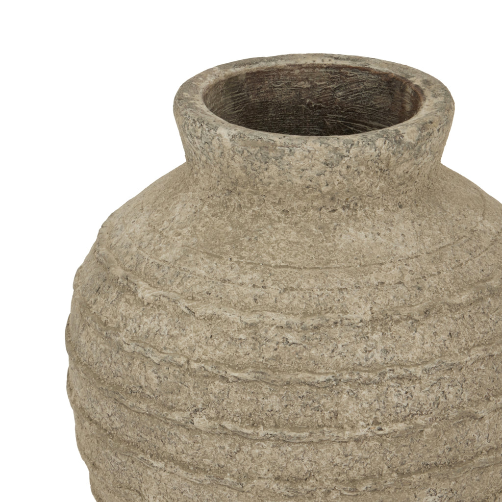 Medium Tuscan Grey Vase - Grey