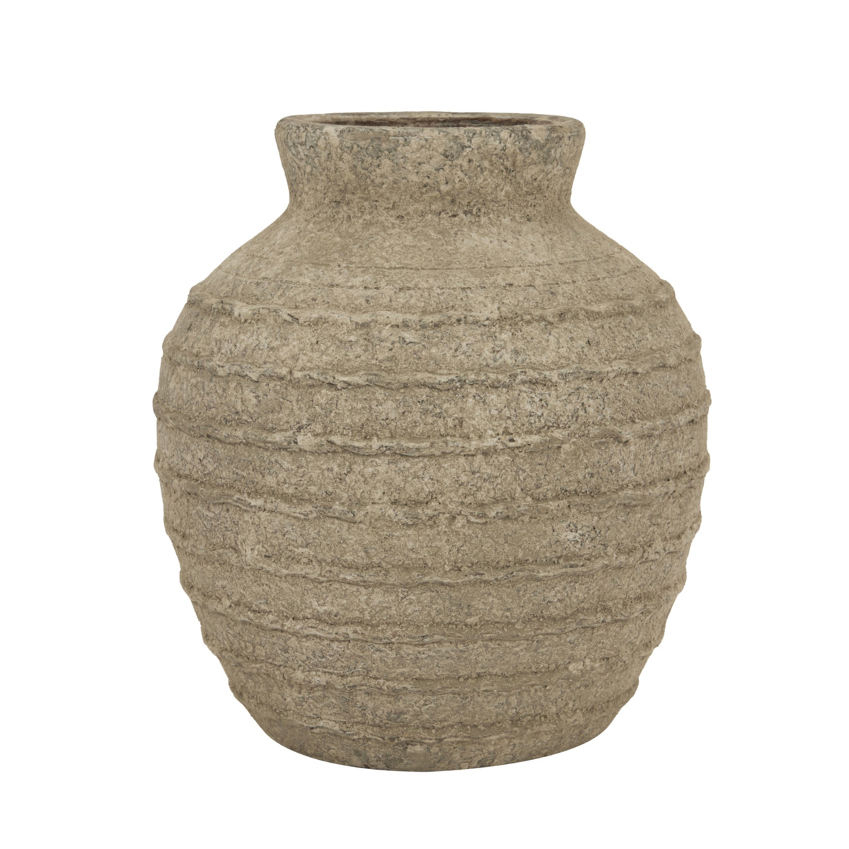 Medium Tuscan Grey Vase - Grey