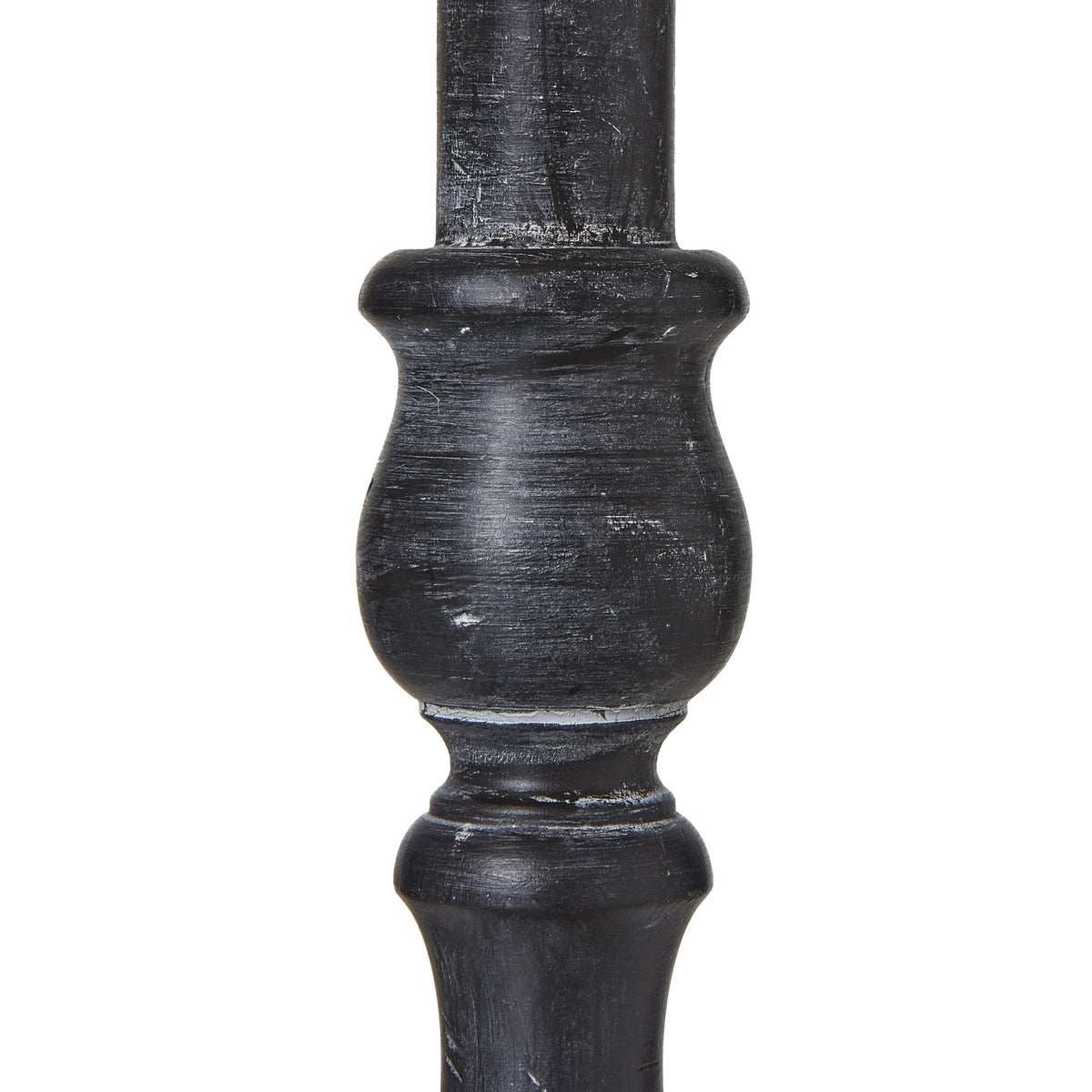Ravenna Column Table Lamp with Linen Shade - Grey