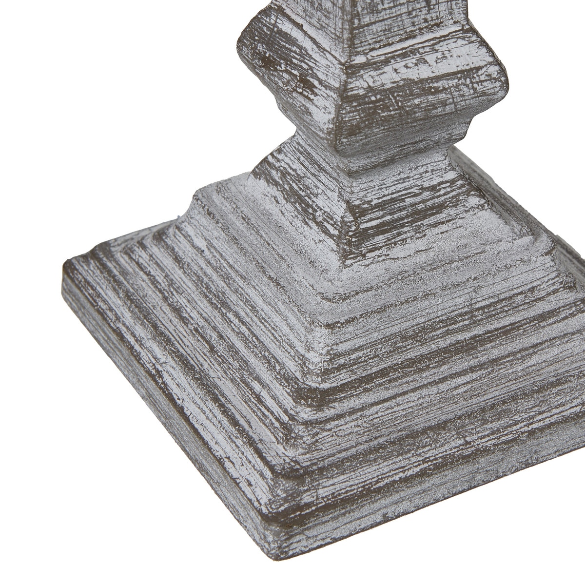 Capsa Column Table Lamp with Linen Shade - Grey