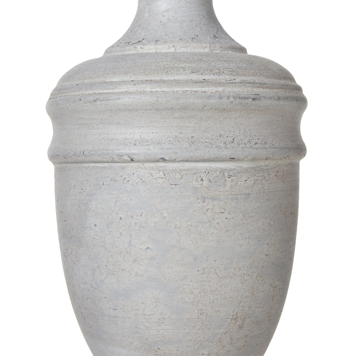 Lentia Urn Table Lamp with Linen Shade - Grey