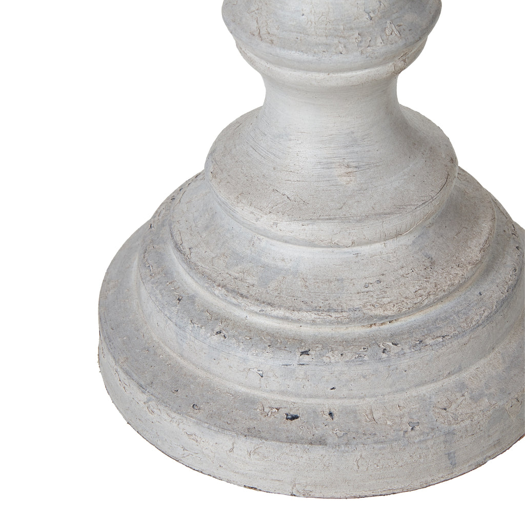 Lentia Urn Table Lamp with Linen Shade - Grey