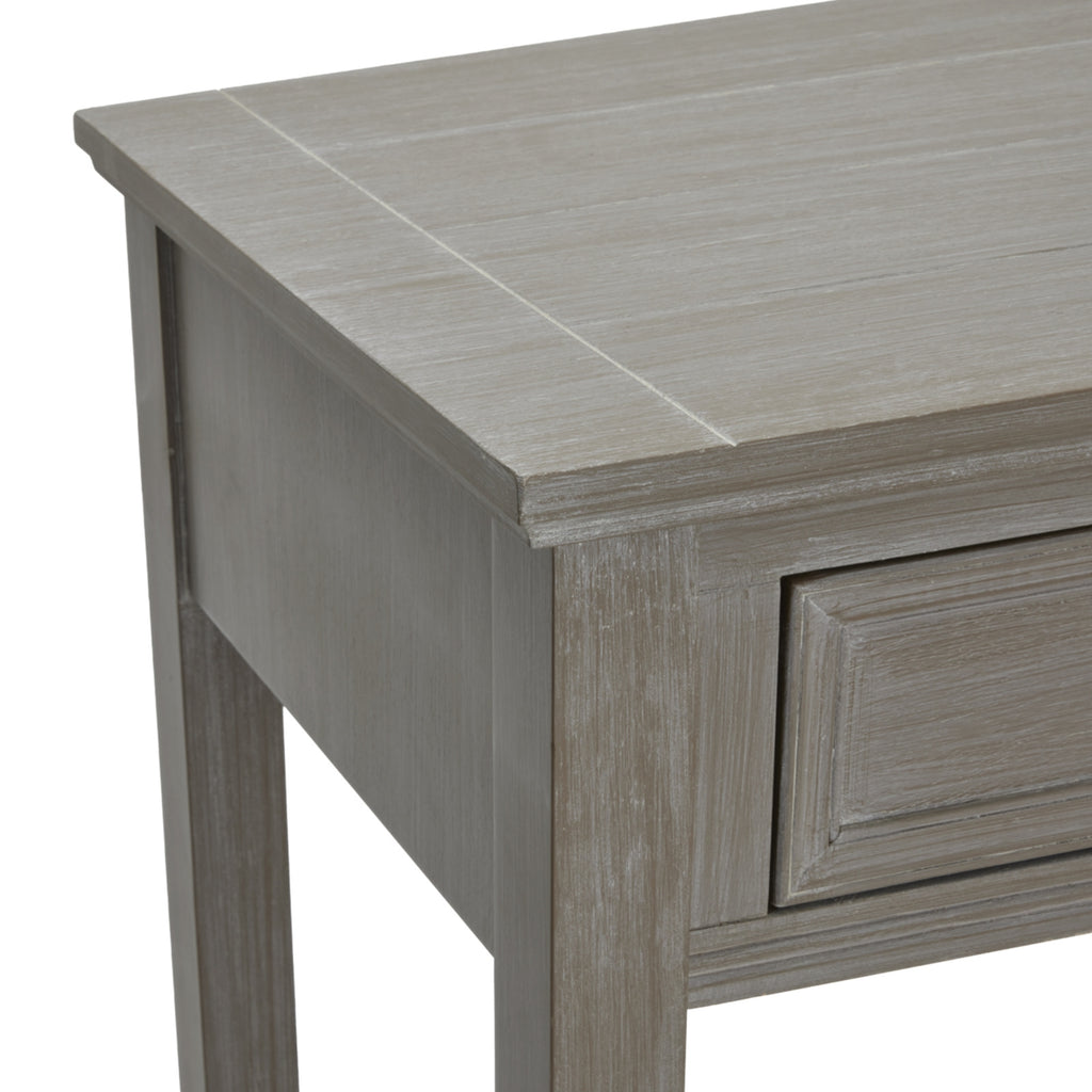 Serene Collection Four Drawer Console Table - Grey