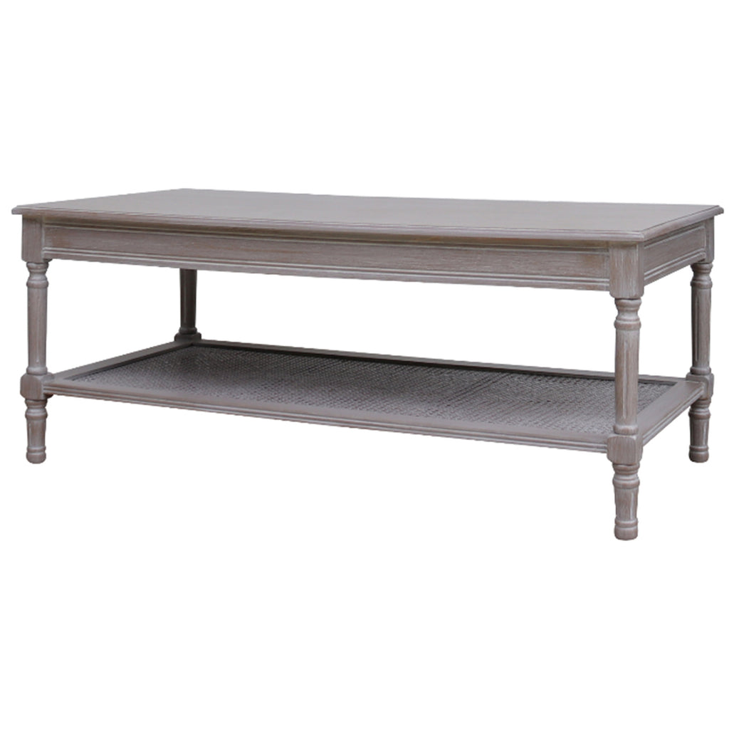 Serene Rattan Collection Coffee Table - Grey
