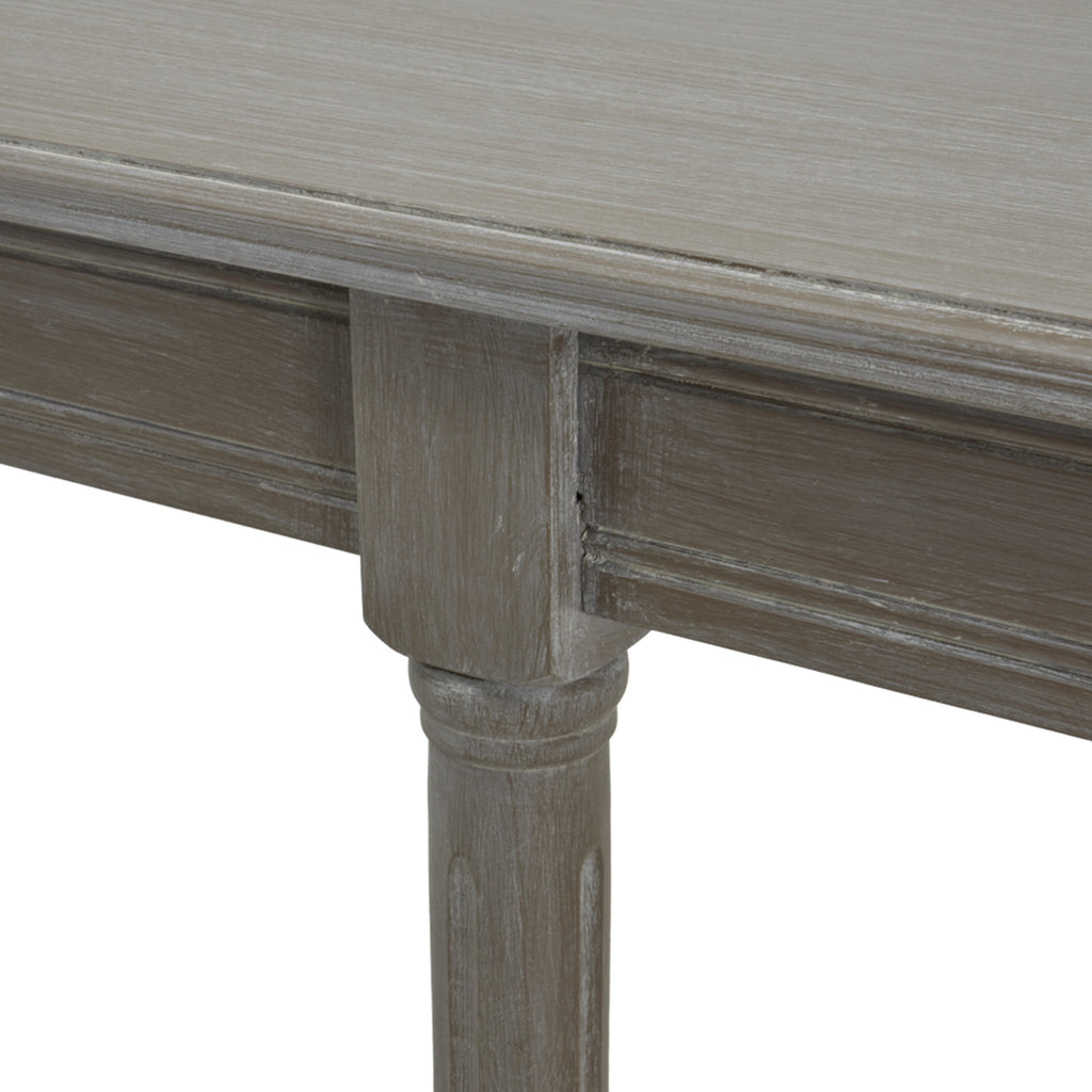 Serene Rattan Collection Large Console Table - Grey