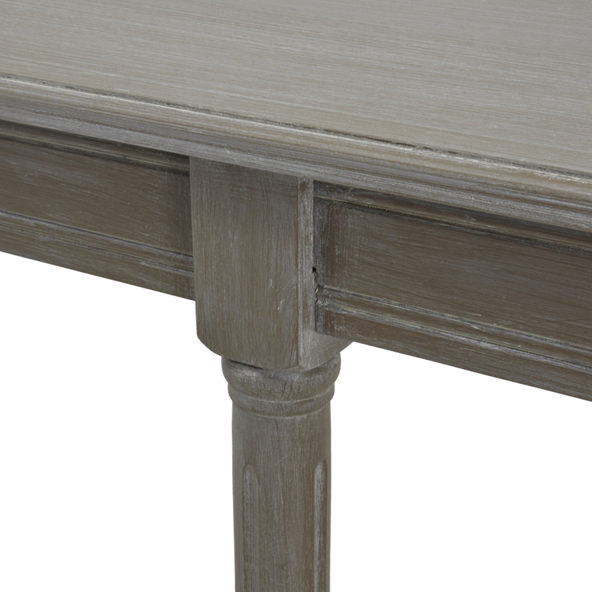 Serene Rattan Collection Large Console Table - Grey
