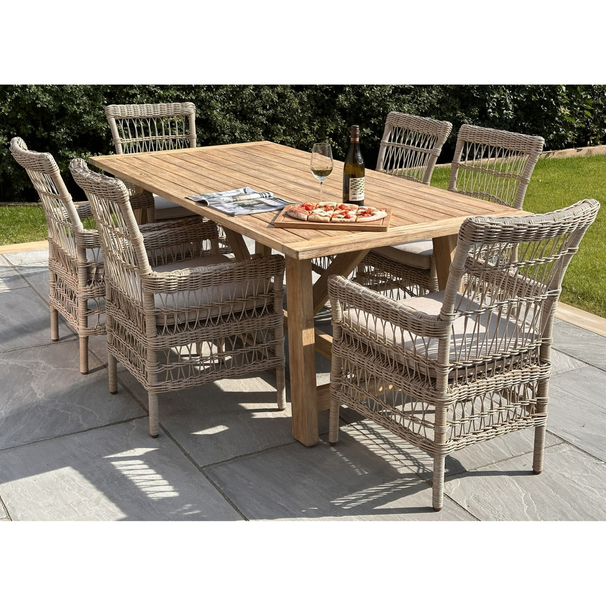 Provence Collection Outdoor Dining Chair - Beige