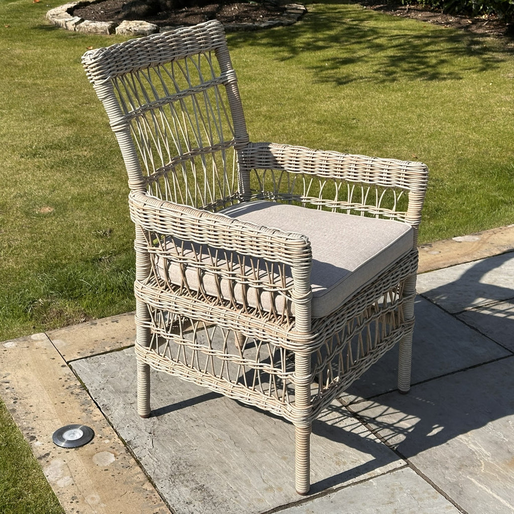 Provence Collection Outdoor Dining Chair - Beige