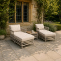 Provence Collection Outdoor Sun Lounger Set - Beige