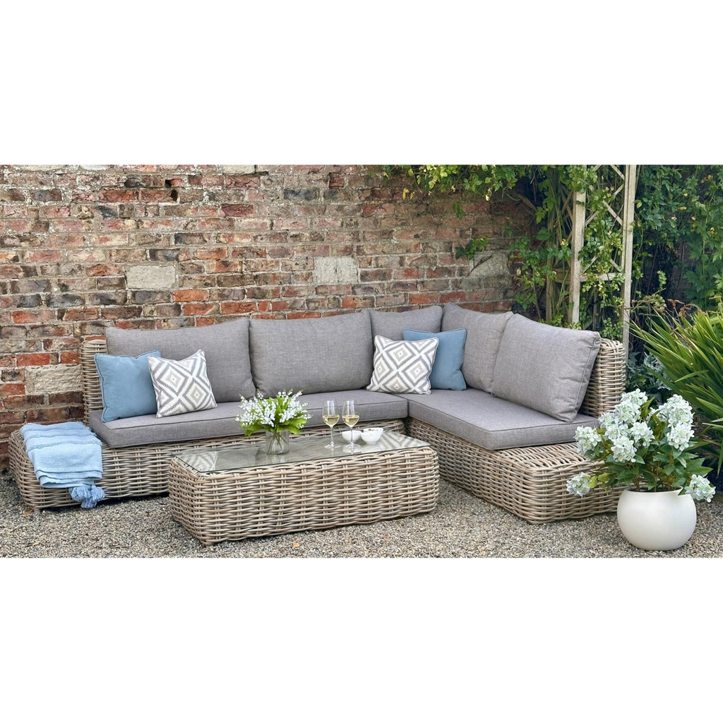 Amalfi Collection Outdoor Large Corner Set - Beige