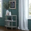 Camden Collection Half Moon Three Tier Table