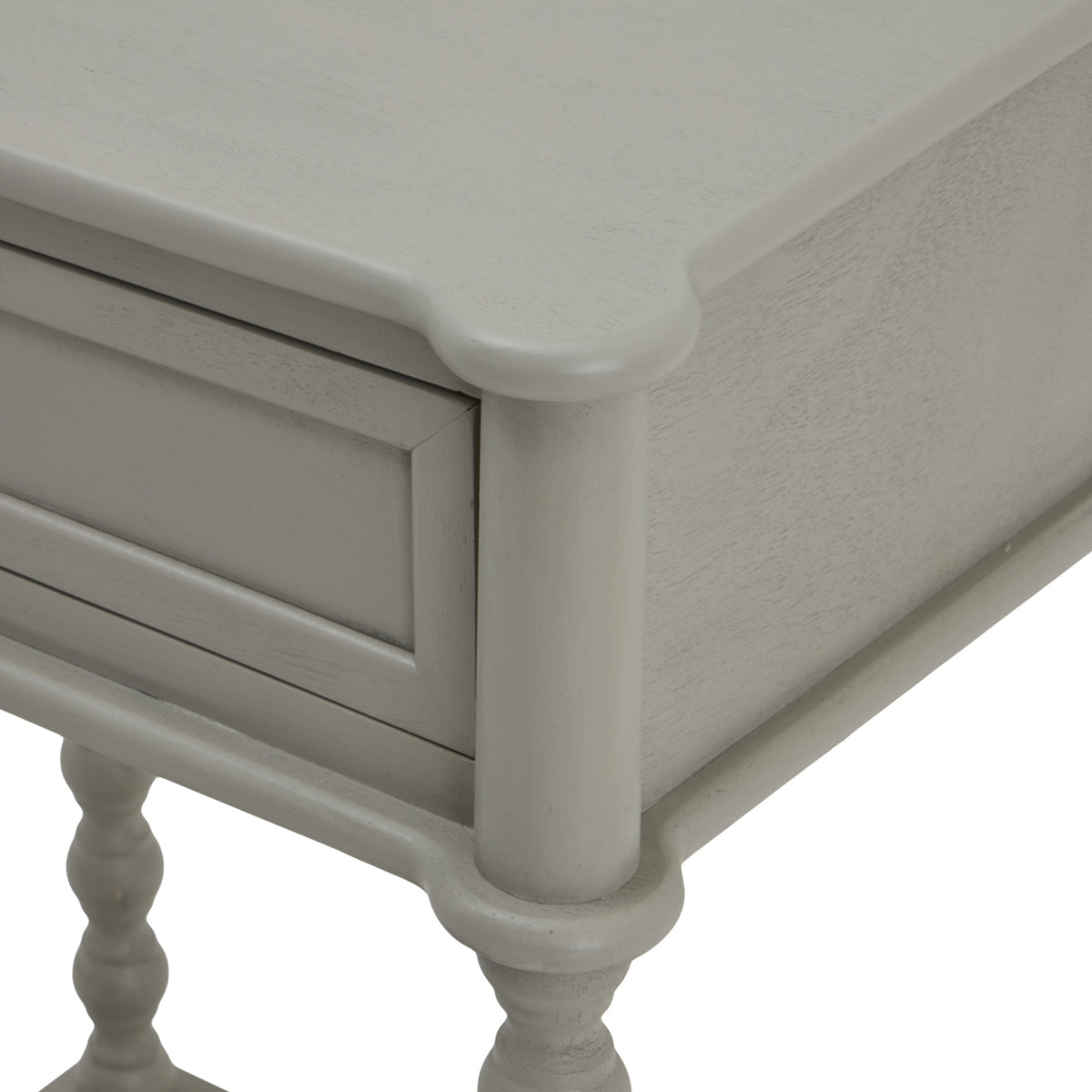 Camden Collection One Drawer Side Table - Grey