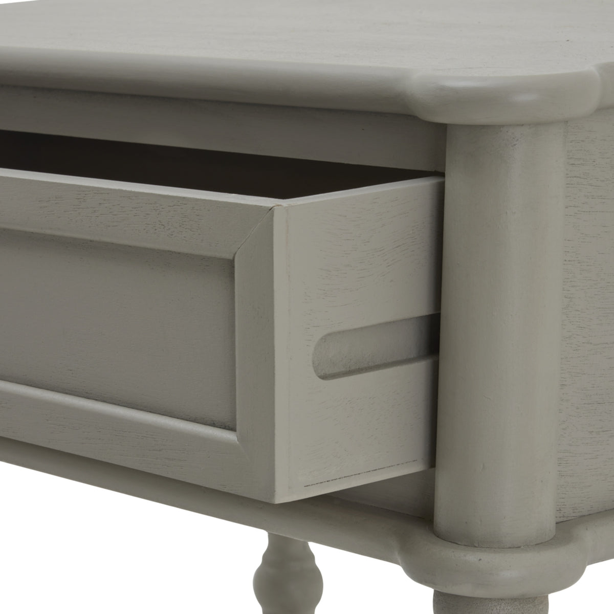 Camden Collection One Drawer Side Table - Grey