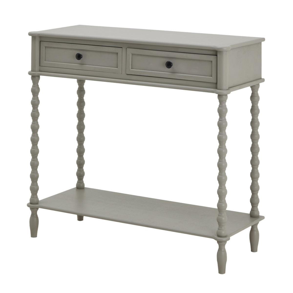 Camden Collection Two Drawer Console Table - Grey