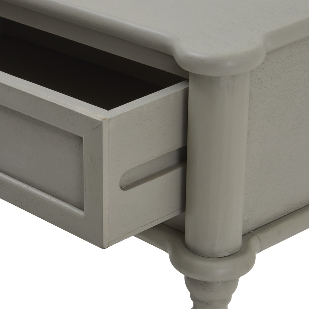 Camden Collection Two Drawer Console Table - Grey