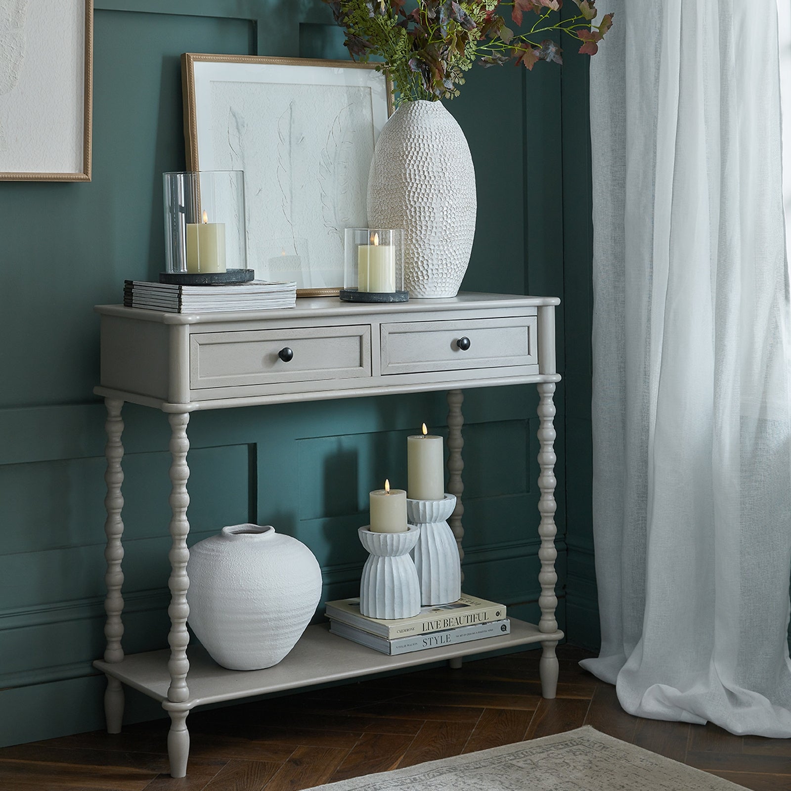 Camden Collection Two Drawer Console Table